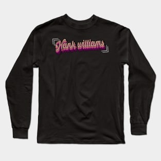 hank williams vintage Long Sleeve T-Shirt